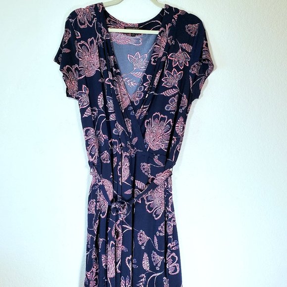 Banana Republic Dresses & Skirts - 💼 Banana Republic Faux Wrap Dress XL Pockets